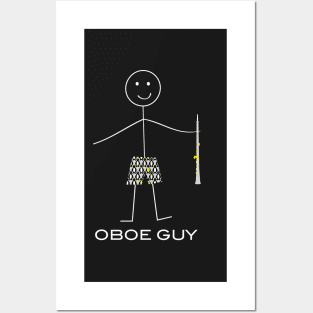 Funny Mens Oboe Design Posters and Art